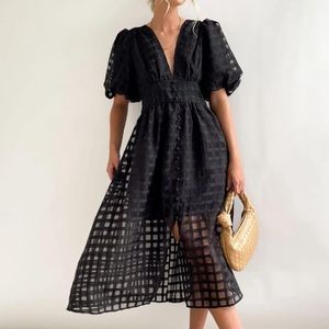 Black summer dress